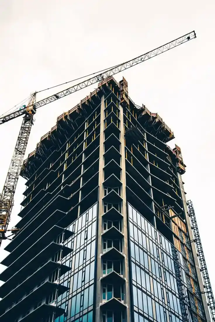 Modern cityscape representing our vision
